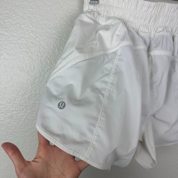 Lululemon Track That Short 5" 4 White Swift Ultra Stretch Athletic Activewear - Picture 7 of 10